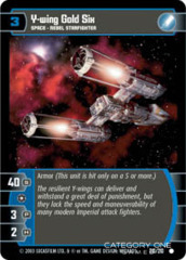 Y-wing Gold Six - Foil